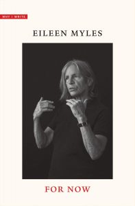 cover of For Now by Eileen Myles