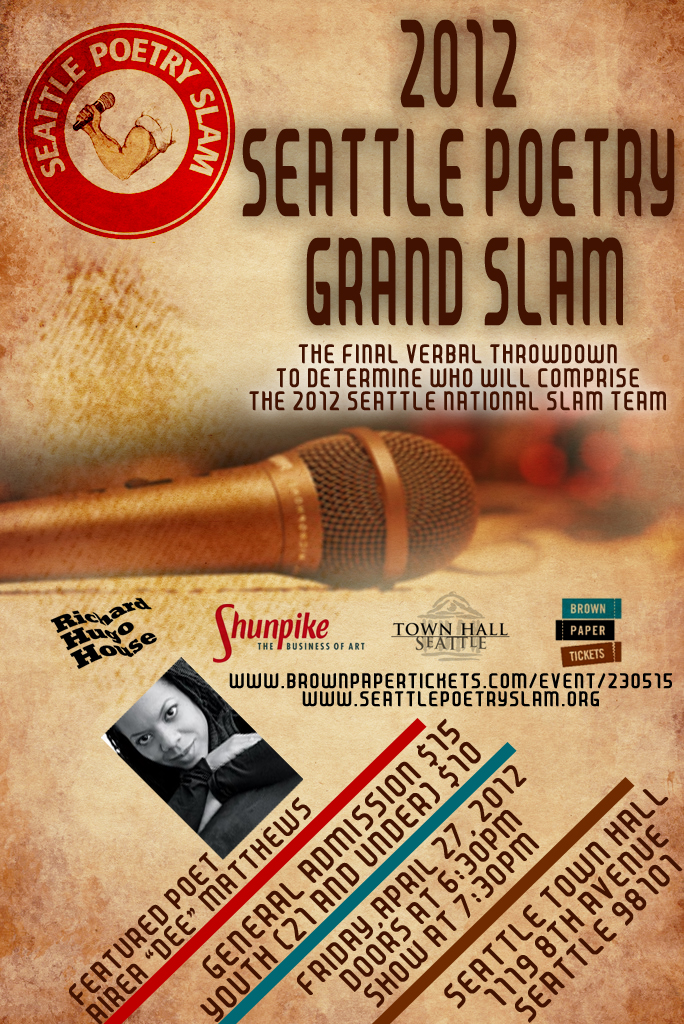 Seattle Poetry Slam Poster